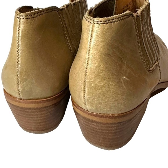 Madewell Spencer Leather Short Chelsea Tan Boot Size 7.5 - Picture 9 of 9
